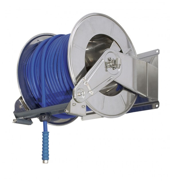 37147 - “AISI 304” automatic hose reels - Spring driven Automatic